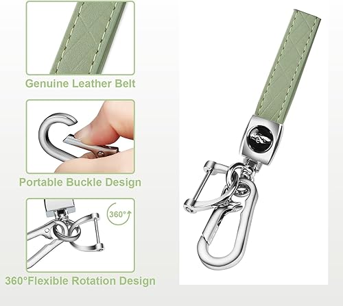 Miniatura 6 de MILD EAST Funda para llavero de Jeep con llavero, protección de 5 botones, apta para Jeep  Grand Cherokee  Wagoneer  Grand Cherokee L  2021 2022