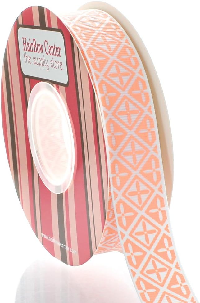 7/8" Tropical Folk Diamond Grosgrain Ribbon 100yd
