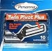 60 Personna Twin Pivot Plus Cartridges with Lubricating Strip for Atra & Trac II Razors - 6 Packs of 10 Blades