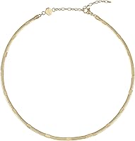 BREIL JEWEL Ladys' SINUOUS collection, IP COLOURED STAINLESS STEEL NECKLACE 40CM, GOLD color with NO STONES - TJ3093