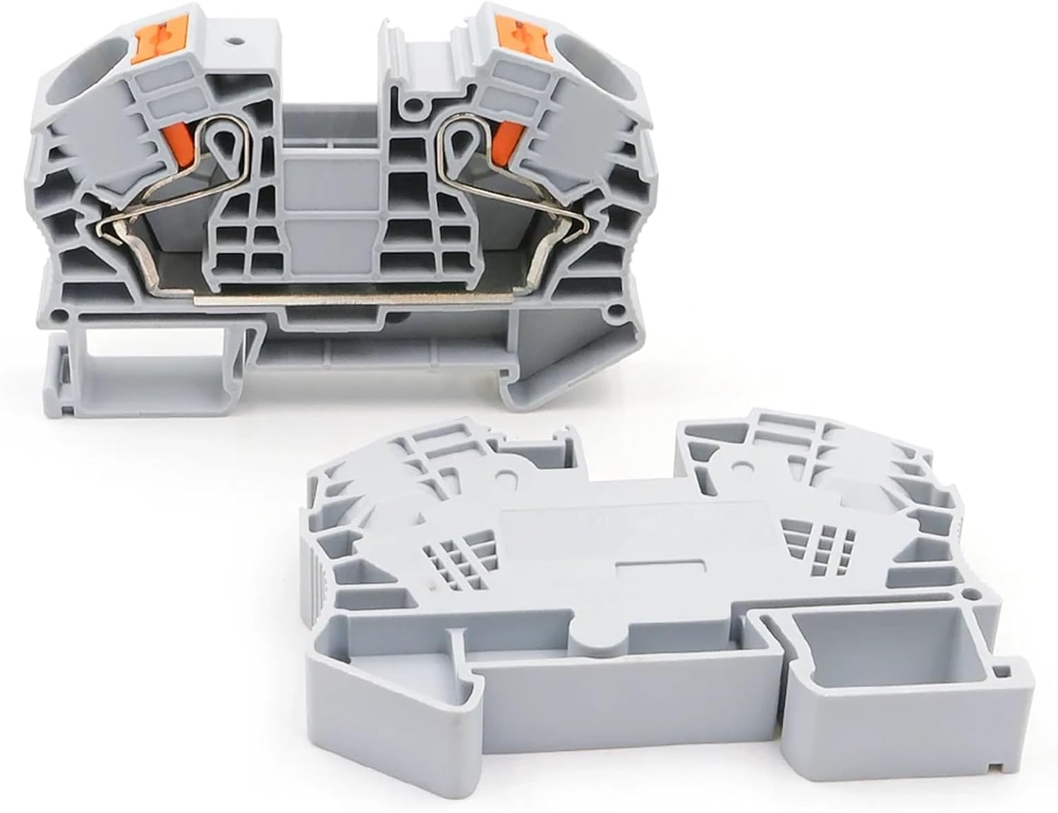 10Pcs PT 16 Spring Terminal Block 16mm² DIN Rail High Capacity Electrical Wiring Industrial Use