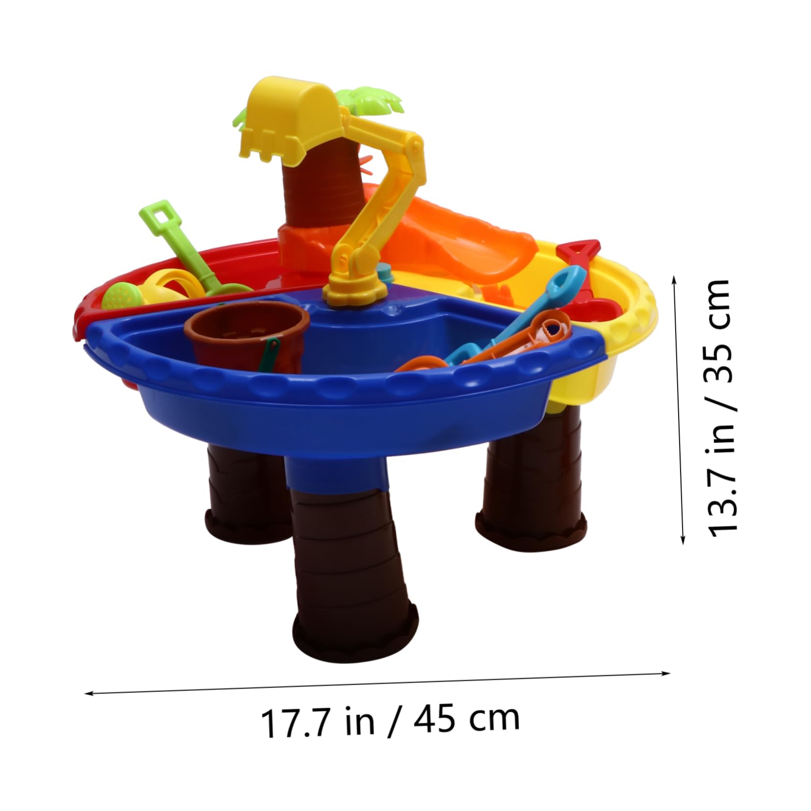 Yardwe 1Set Funny Beach Playing Assembling Sand Playing Table for Lightweight Educational Playthings to Enhance Creativity and Imagination for Outdoor Fun