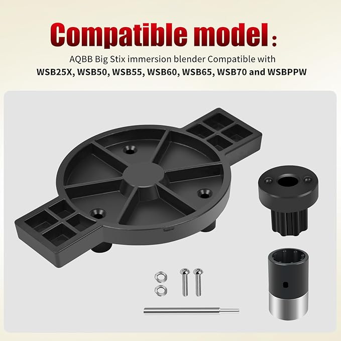 Acople para Licuadora de Inmersión Big Stix Compatible con Waring miniatura 4