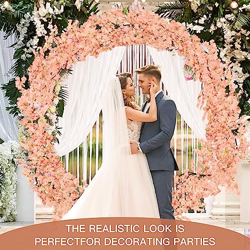 TTDMK-Artificial-Cherry-Blossom-Tree-with-LED-Light-Weeping-Cherry-Blossom-Tree-Artificial-Champagne-Pink-Cherry-Tree-for-Garden-Party-Wedding-Office-Home-Decor-Indoor-Outdoor-4-x-65ft-vine