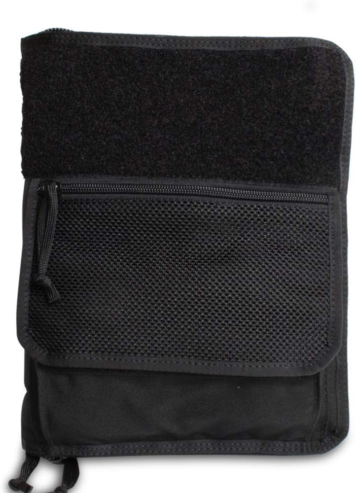 Tactical Notebook Covers Tactical 3-Ring Binder Cover | Zippered Case for Military Field Admin & Map Storage | Fits 5.5” x 8.5” Paper | Tactical Organizer with Durable Protection for Field Use