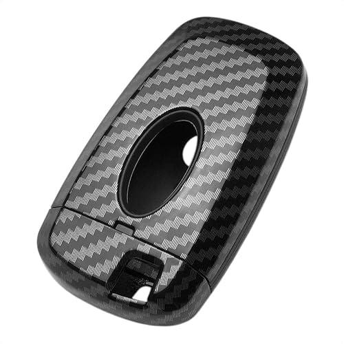 Miniatura 2 de TANGSEN Funda inteligente para llavero compatible con Ford Edge Expedition Explorer Fusion para Mustang Cobra 4 botones sin llave control remoto