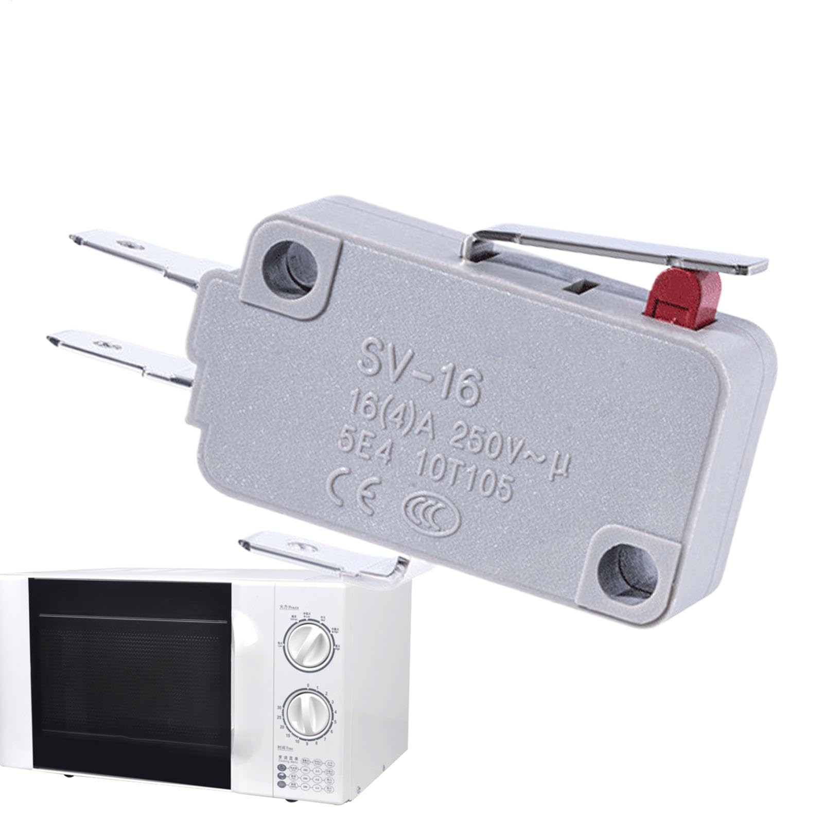 Remplacement des boutons du micro-ondes,Pièces de rechange du four à micro-ondes | Remplacement du bouton de la porte du micro-ondes - Interloc de porte de micro-ondes, accessoires de