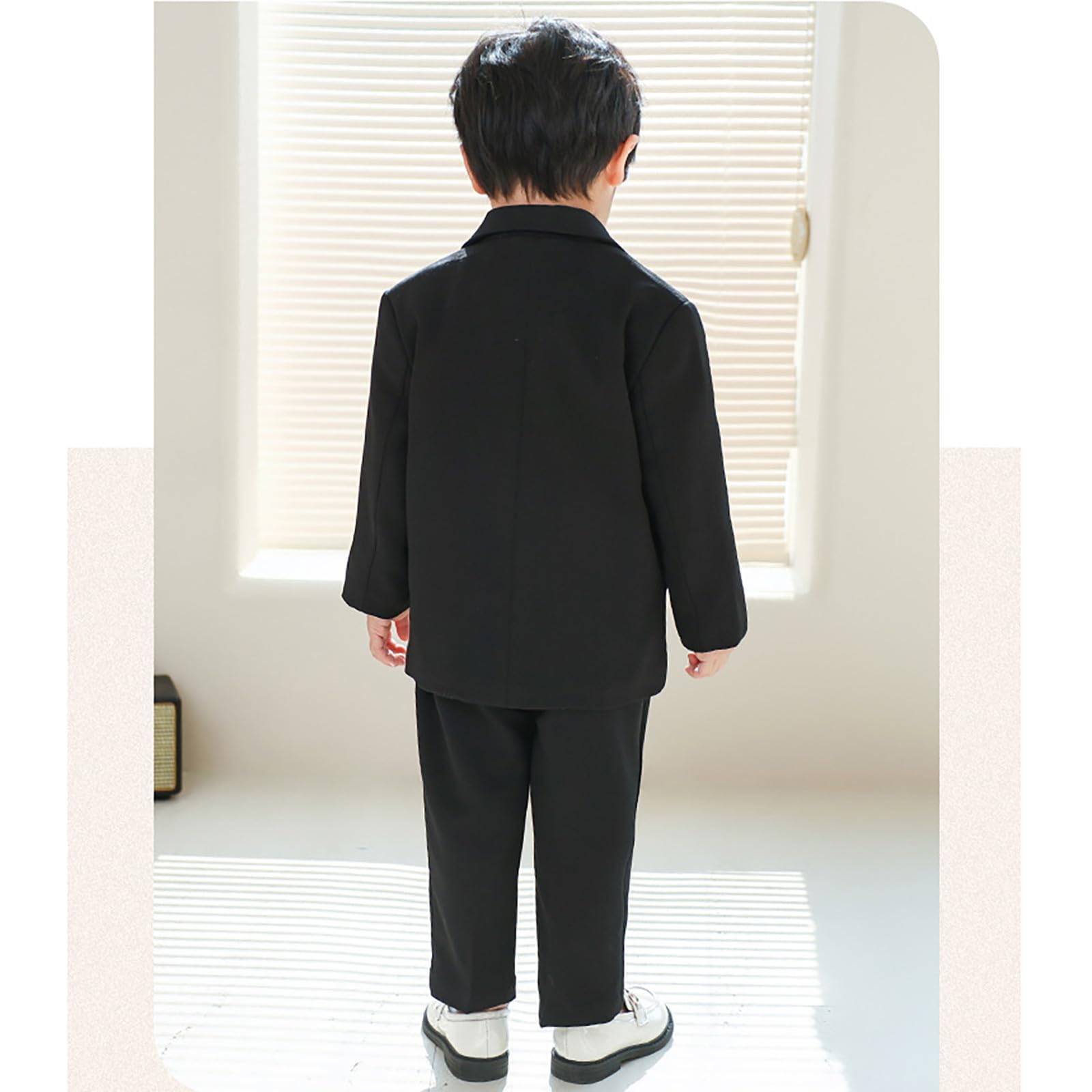 Generisch Traje de bautizo niño bebé 68 niños trajes de negocios abrigo 3 piezas traje de esmoquin para niños traje formal para niños con pantalones camiseta interior para niños