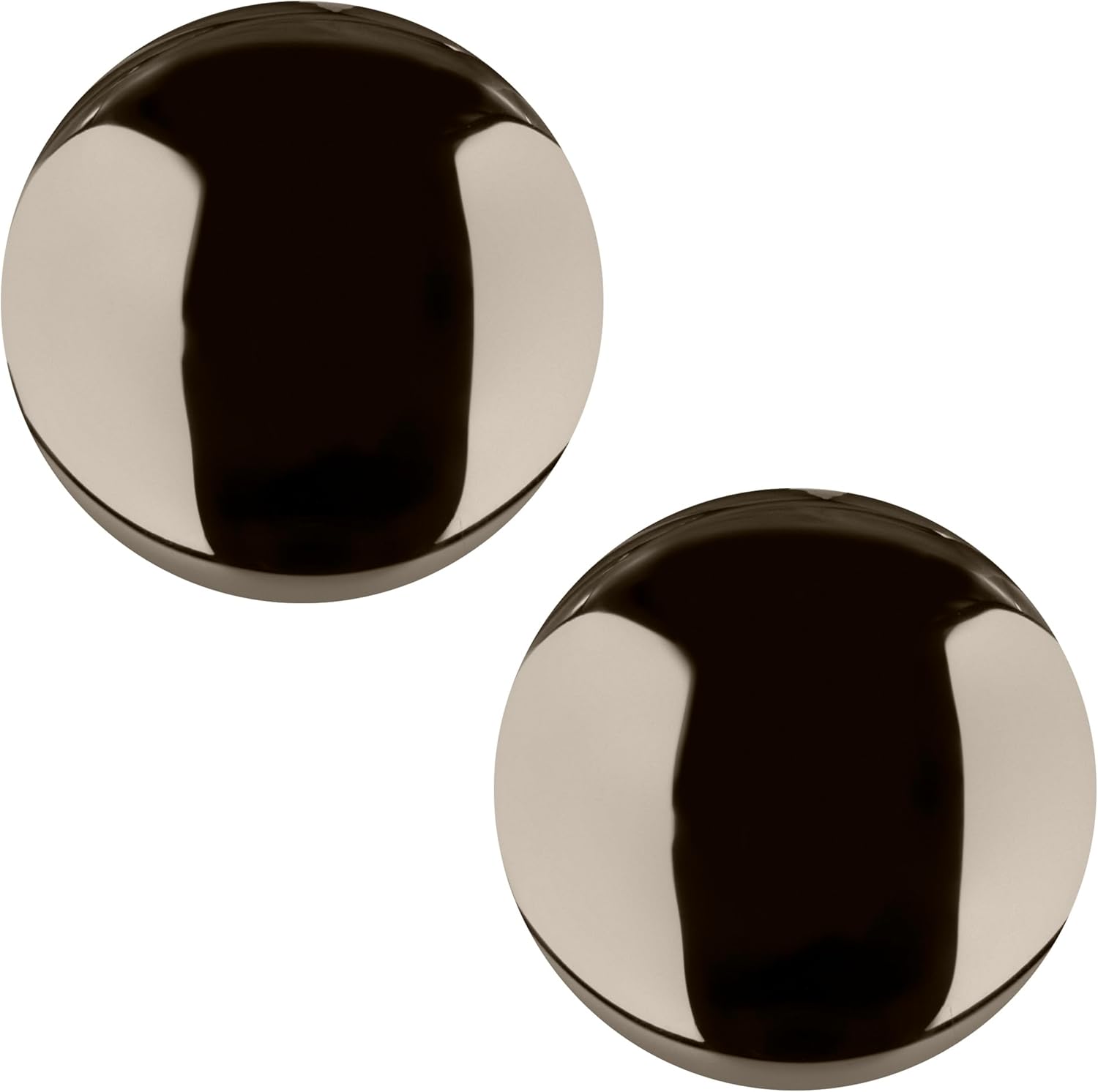 C.R. LAURENCE SDK100PN CRL Polished Nickel Traditional Style Back-to-Back Shower Door Knobs