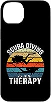 Vista 15 de Funda para iPhone 12 Pro Max Scuba Diving Is My Therapy Scuba Diver