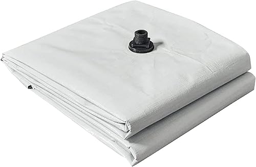 Tarps Now Lona de drenaje de fugas de techo (20 x 20 pies) con brida de drenaje y anillo en D, sellador de techo, desviador de fugas, lona disponible en Yaxa Peru