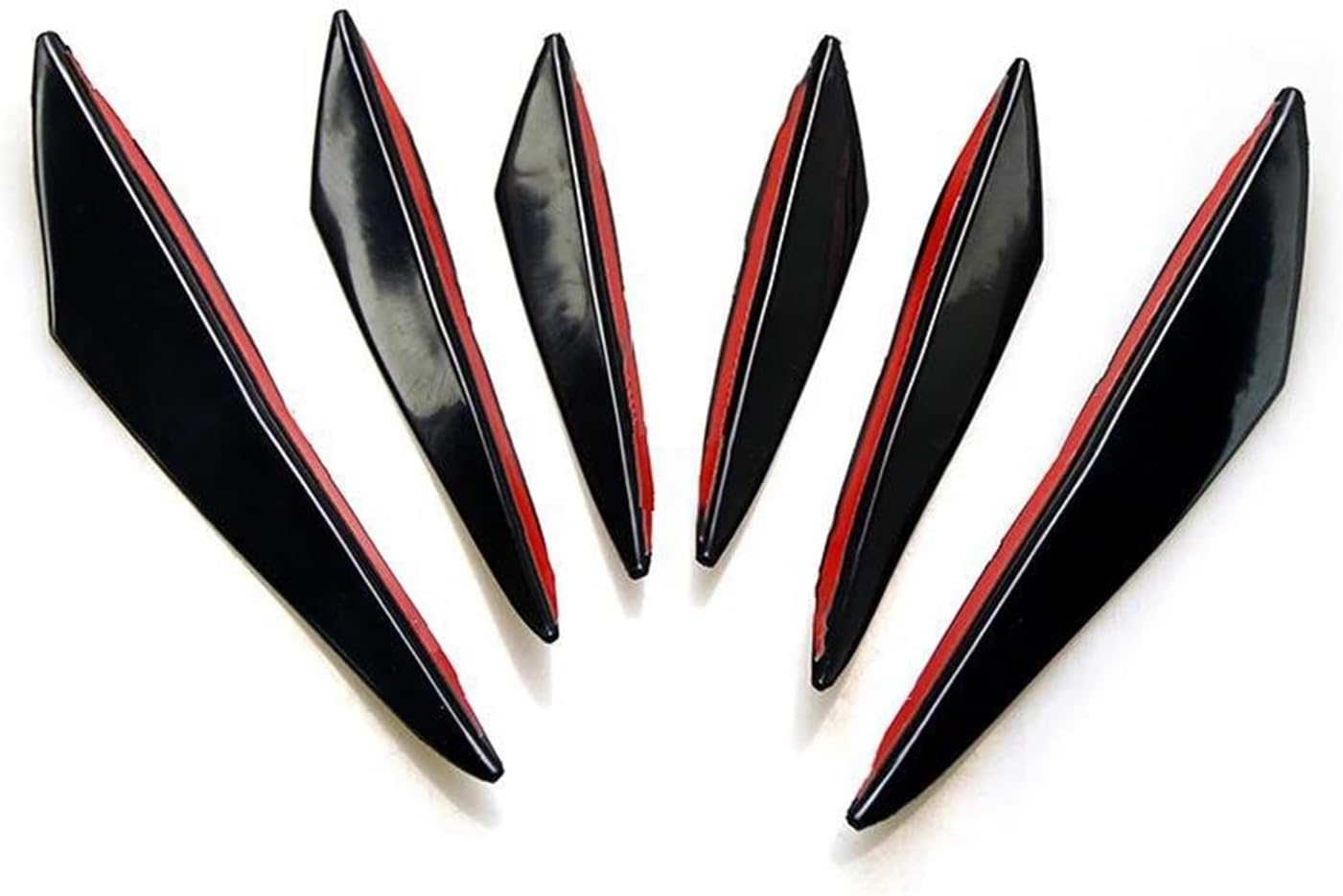 Car For Volvo Xc60 V50 Front Bumper Decoration Diffuser Splitter Spoiler Accessories(Black)