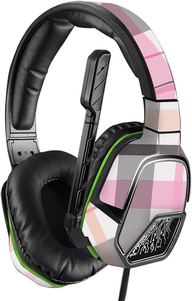MightySkins Skin Compatible with PDP Xbox One Afterglow LVL 3 Headset - Plaid | Protective, Durable, and Unique Vinyl Decal wrap Cover | Easy to Apply, Remove, and Change Styles | Made in The USA