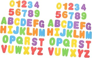 KONTONTY Adesivos 2 Conjuntos De Brinquedos De Banho Adesivos Para Banheira De Bebê Brinquedos De Banheira Espumas Letras Grandes Letras De Banho Brinquedos De Aprendizagem Brinquedos De