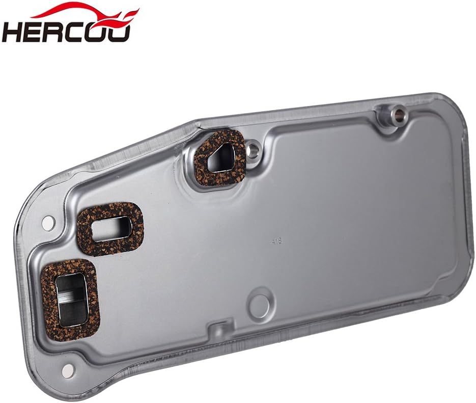 HERCOO A340E A340F Transmission Shift Solenoid +TCC Lockup Solenoid with Filter Gasket Kit Compatible with 2000-2004 Toyota 4Runner Lexus