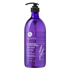 Luseta Lavender and Collagen Body Wash 33 8oz Lightly Scented Daily Moisturizing Body Cleanser to Soothe Relax