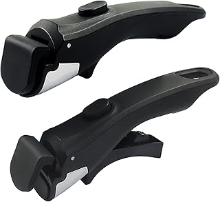 2pcs Removable Pot Handles - 7.5" Heat-Resistant Detachable Replacement Handle | Universal Fits for All Cookware Pans & Pots (Black)