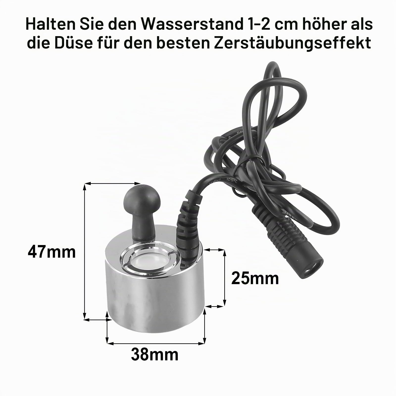 Wandler für Dimplex Opti-Myst, elektrische Feuerwand Ersatz für M-011B M011B Heizung, 2 Wandlerscheibe und 1 Entfernungswerkzeug