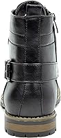 Vista 6 de Bruno Marc Men's Motorcycle Combat Boots Zipper Biker Boot