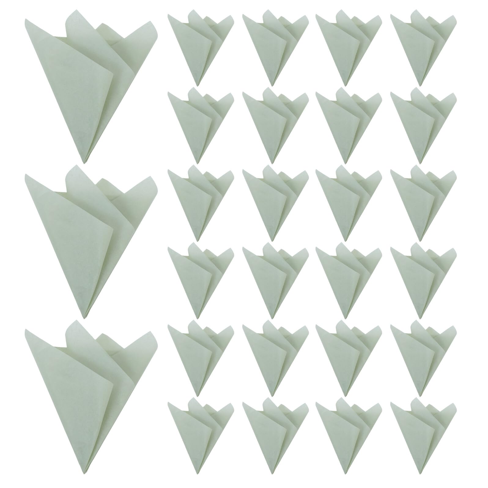LOLIPPYY 100 Fogli Carta Velina Verde Salvia Carta Regalo Elegante per Fiori Confezioni e Artigianato Resistente e Multiuso per Bouquet