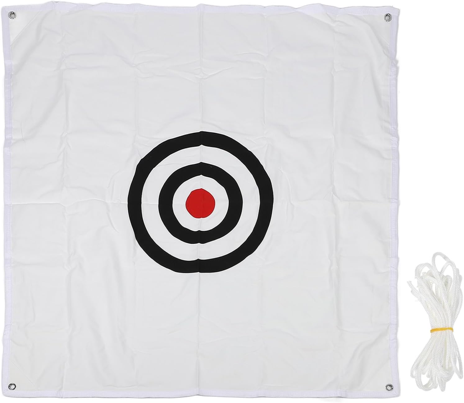 Golf Target Cloth, Golf Hitting Net Practice Target, 4.9FT Oxford Fabric with Vibrant Design, Easy to Assemble and Portable Golf Training Aid for Indoor Outdoor Use, Includes 4 TET