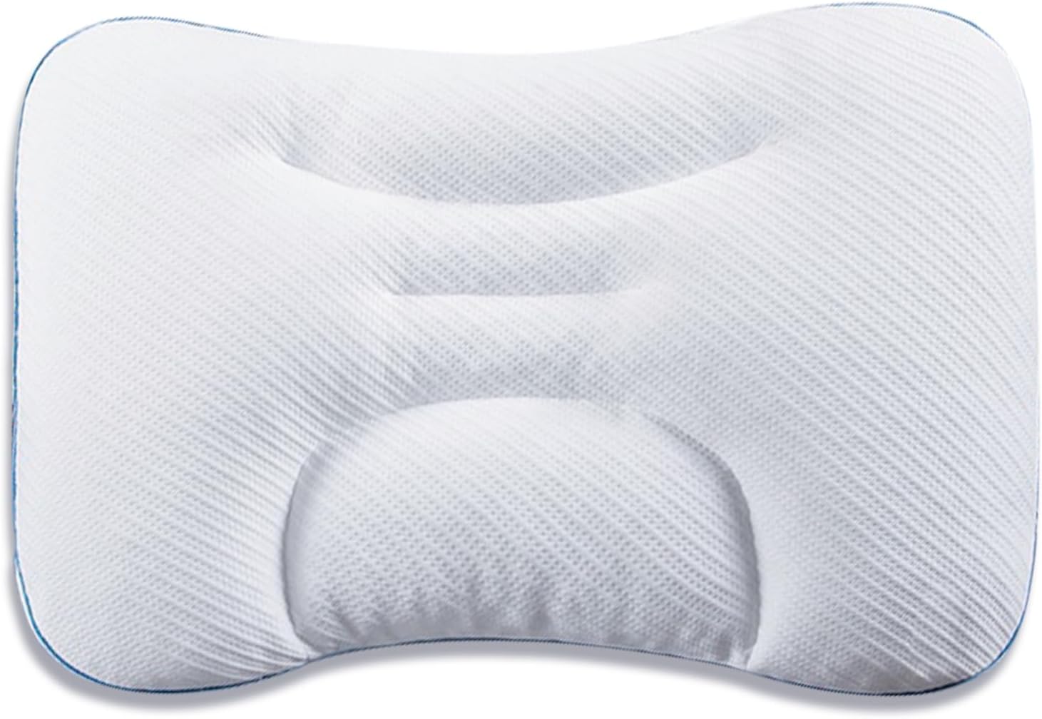 Constructs PE Soft Pipe Cervical Pillow, Adjustable Ergonomic Contour Neck Pillow for Back and Side Sleepers, Cooling Breathable & Machine Washable, Odorless Support (Neck Protection Style)