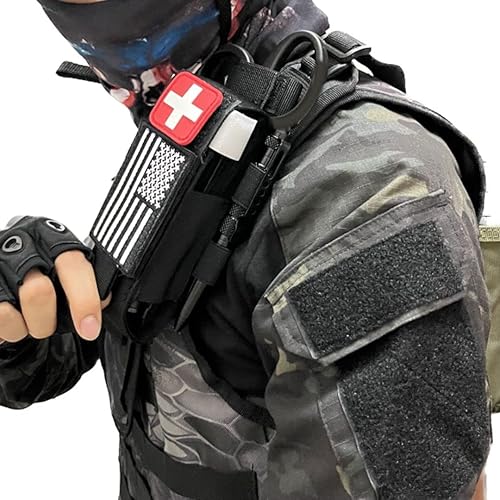 Miniatura 4 de Upgrade Lasr Cut Design Tourniquet Pouch & Trauma Medical Shear Flashlight Pouch Holder