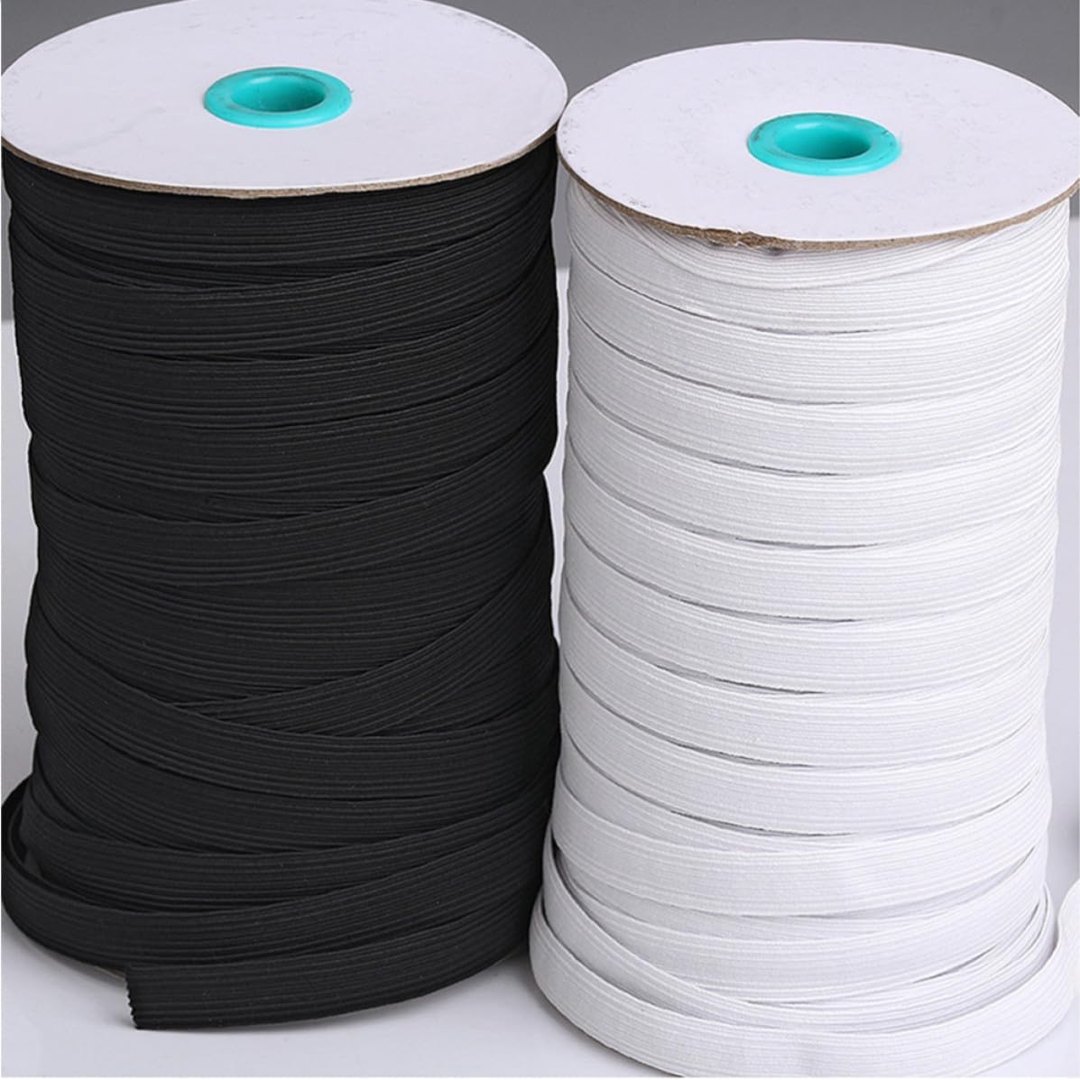 GALPADA Black Comfortable DIY Elastic Band Polyester Elastic Band for Mask Replacement for Mask Wearing Suitable for Sewing and Crafting