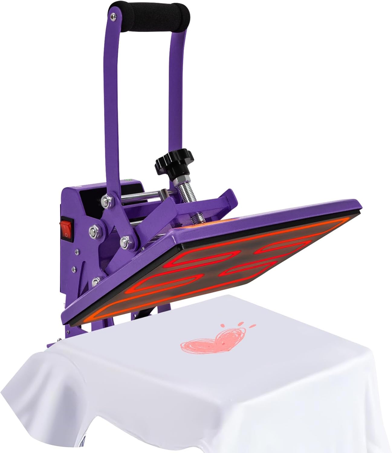 Máquina Termofijadora para Camisetas TdiriNar 700W, 30x23 cm, 110V