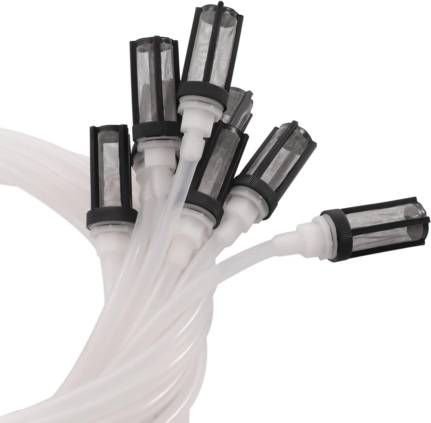 Liquid Filling Machine 8-Head Semi-Automatic Electric Bottle Filler, 8 Head Liquid Filling Machine with LCD Display & Button Control for Juice, Essential Oil, MCT Oil