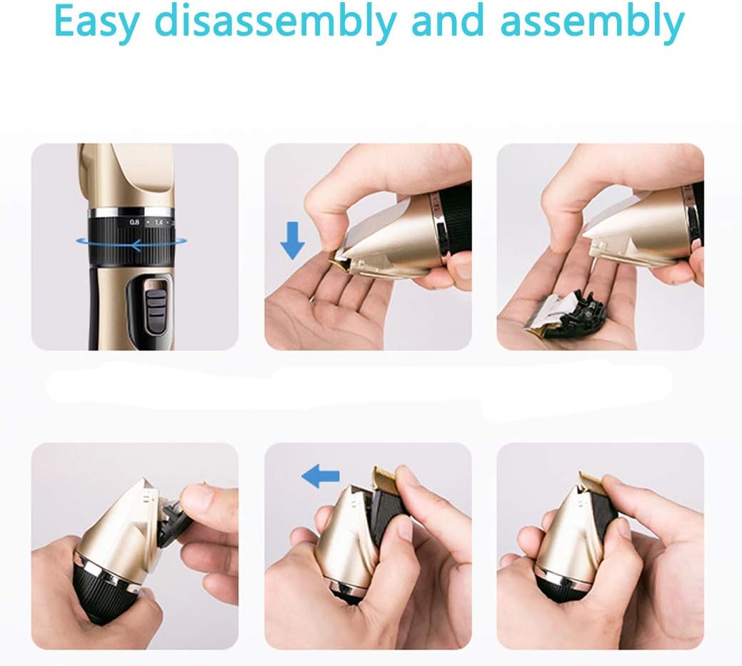 Hair Clippers for Men,Cordless Hair Trimmer Beard Trimmer USB Rechargeable Waterproof with LED Display,Hair Cutting Kits for Family,Birthday Gifts for Men/Kids/Baby