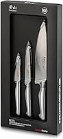 Vista 9 de Cangshan Sanford Series 1027174 - Juego de cuchillos de acero alemán de 3 piezas con vainas