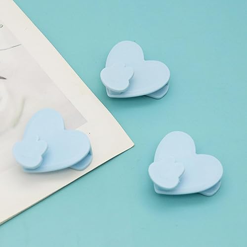 Miniatura 7 de 12 ganchos de plástico en cascada para colgar ropa, ganchos de conexión en cascada con forma de corazón de conejo para ahorrar espacio, ganchos de