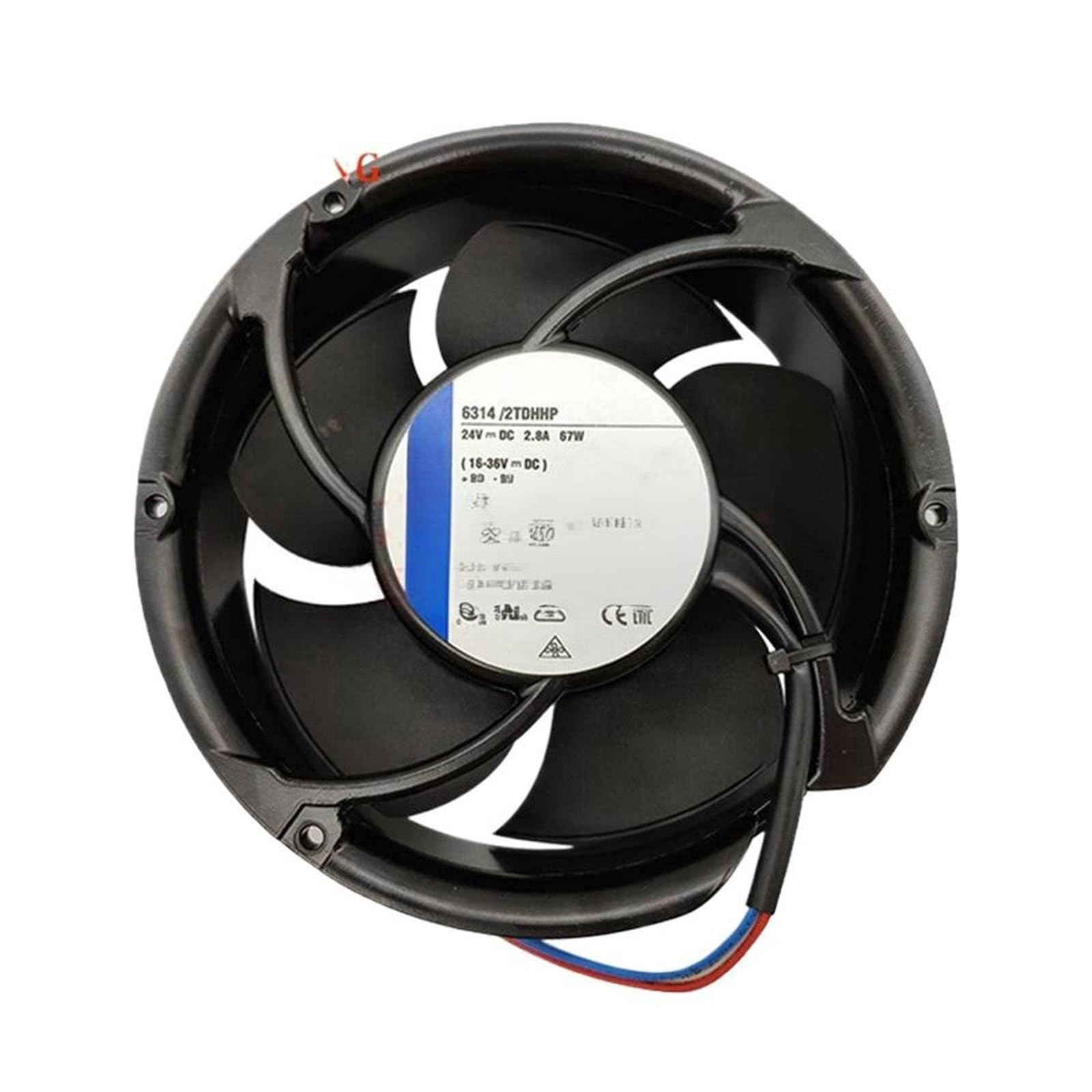 6314/2TDHHP fan 24VDC 2.8A 67W 17251 frequency converter cooling fan