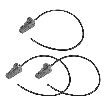 3-Pack Starter Motor Solenoid Connector Pigtail Plug Harness - Compatible with Hyundai Sonata, Elantra, Santa Fe, Tucson & Kia Sorento, Sportage, Optima, Forte