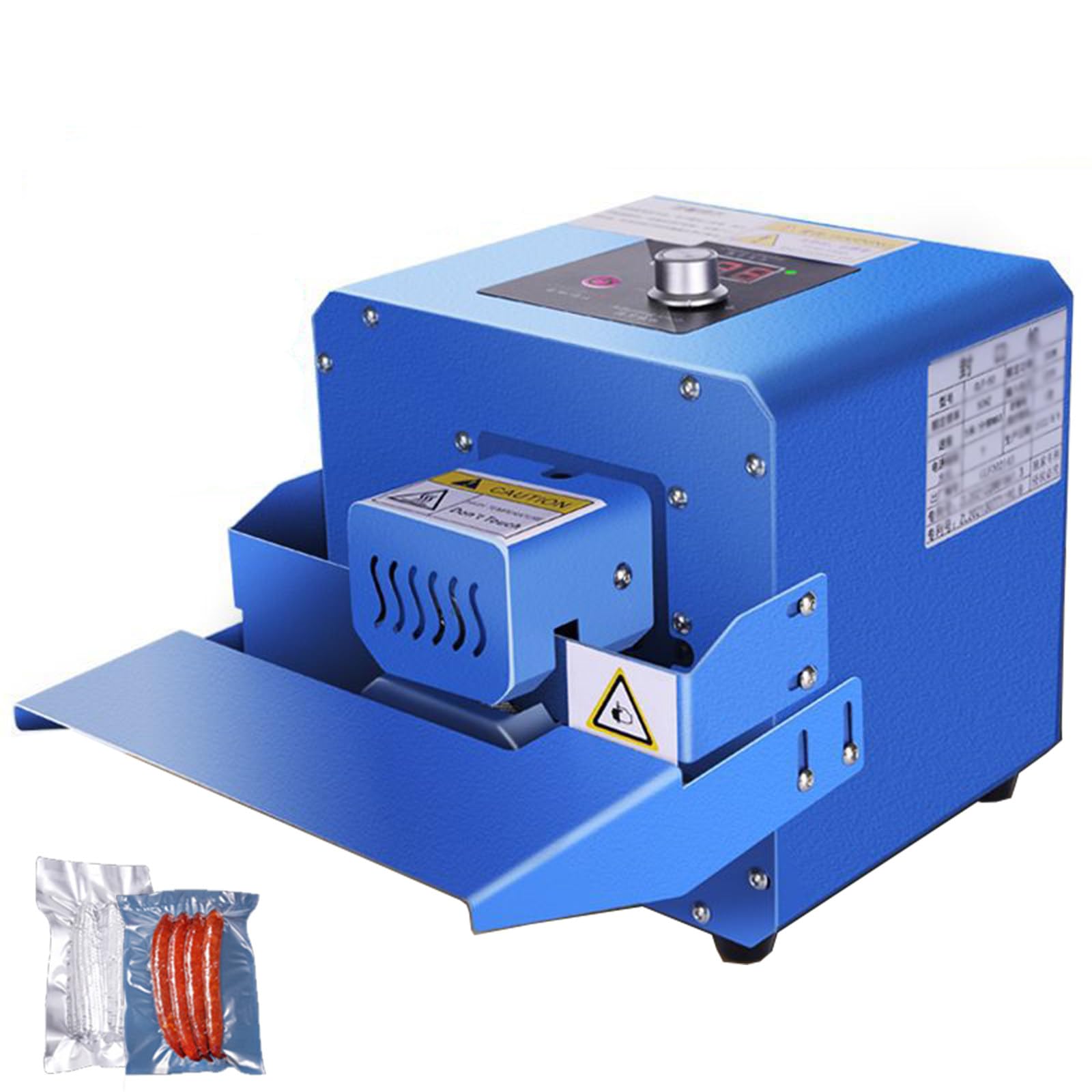 Automatyczna maszyna do ciągłego uszczelniania 300 W, termokurczliwa maszyna do pakowania w worki plastikowe, automatyczna maszyna do pakowania w rolkę 5 m/min do worków PCV, worków aluminiowych