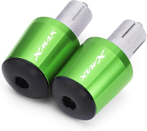 Miniatura 4 de Puños de contrapeso para manillar de motocicleta de 78 pulgadas, 0.866 in, agarres de mano para Yamaha Xmax 300 400 125 250 extremo del mango (color