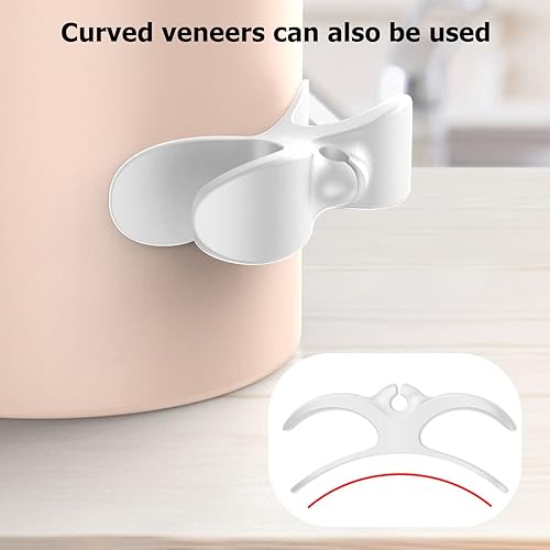 Vista 14 de Nearockle Organizador de cables para electrodomésticos de cocina, soporte de cable adhesivo, enrollador de cable para aparatos de almacenamiento, 5