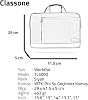 Classone TL5000 Workout 15.6 Waterproof Fabric,Macbook Mac Air, Notebook, Laptop Handbag-Black