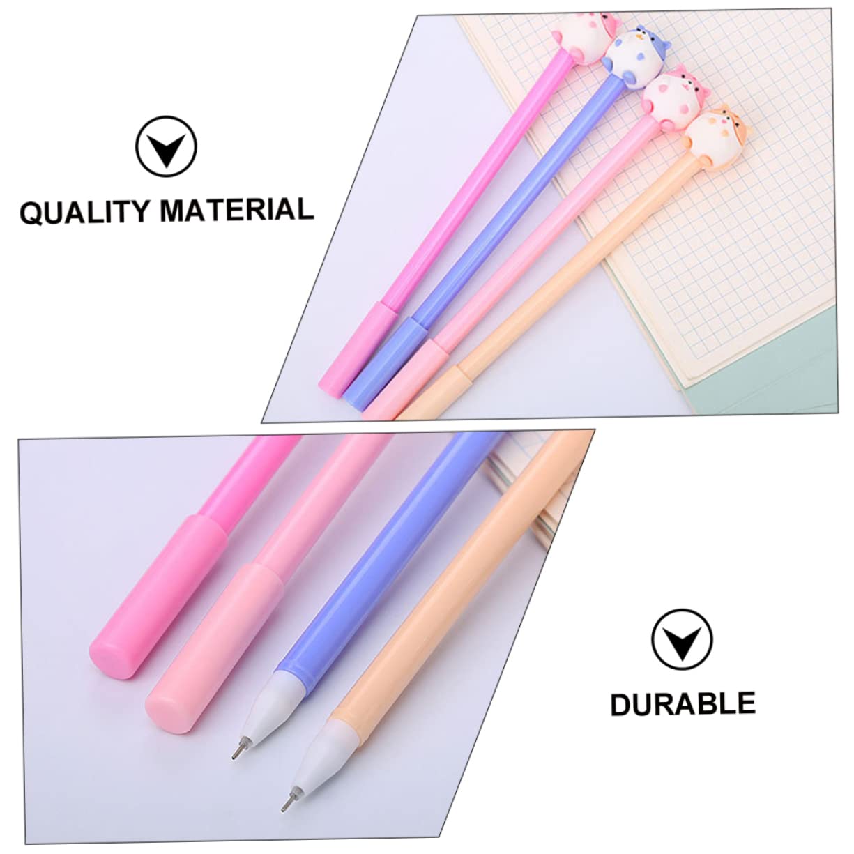 NUOBESTY 36 Pezzi 1 Set Penna Criceto Carino Adorabili Penne a Sfera Adorabili Penne Gel Regali Interessanti Per Gli Studenti Alunno Plastica Comodo Articoli Per La Scrittura