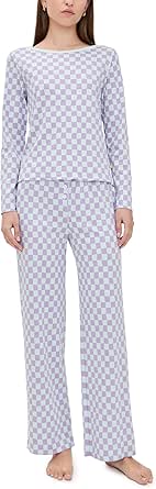 Cozyland by Morgan Lane Women's Ellie Pajama Set, Ultra Violet, Purple