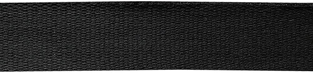 QIANF 1 1/2 Inch Black Heavy Cotton Webbing, 25 Yards