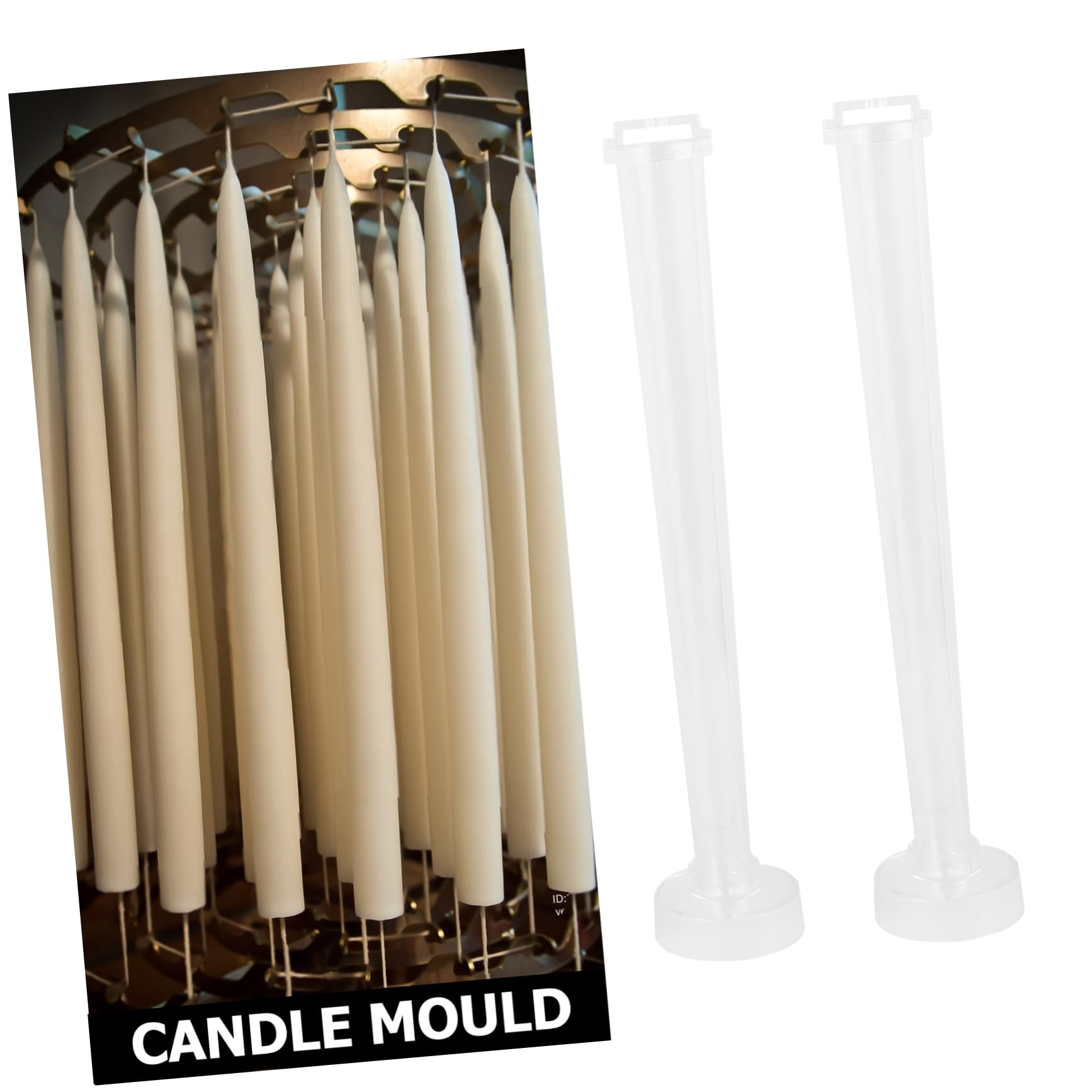 PLAFOPE 4piezas Molde De Forma De Varilla Cónica Fabricación De Aromáticas y Artesanales