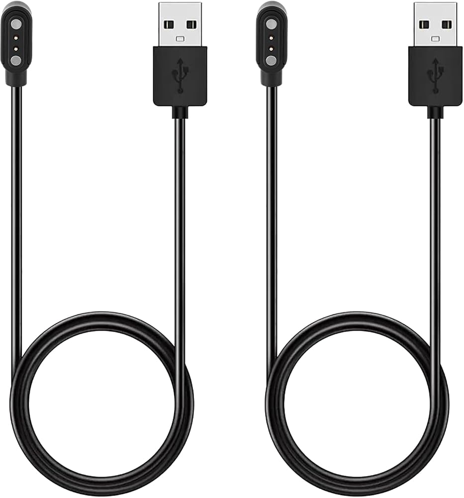 2pcs 2 Pin Magnetic Smart Watch Chargers Accessories for VeryFit — 사진 1