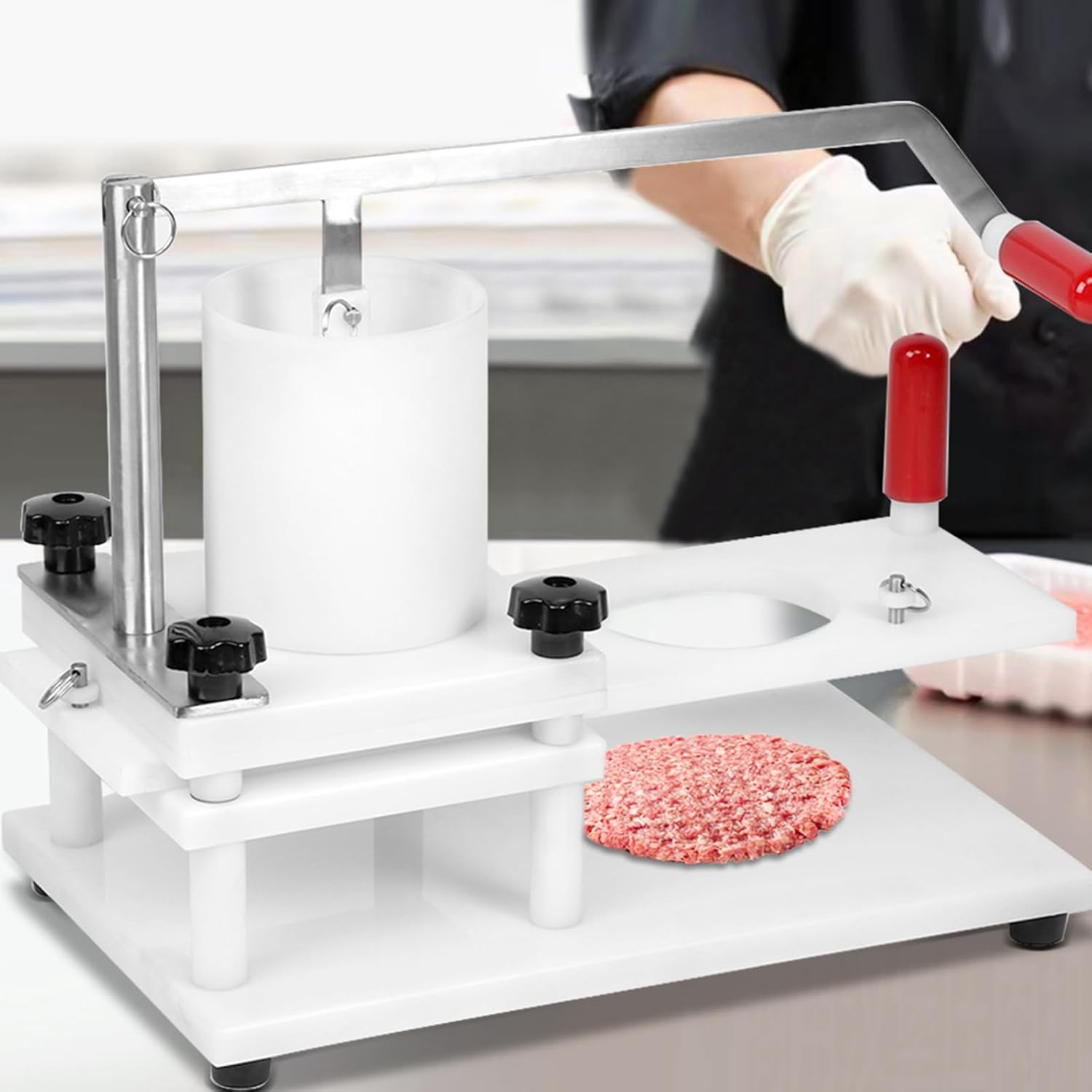 Aqxreight Hamburger Press Patty Maker for Home or Restaurant Use