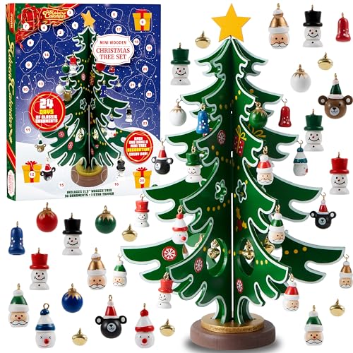 JOYIN Adventskalender Weihnachten 2024, 24 Tage Countdown-Kalender mit...