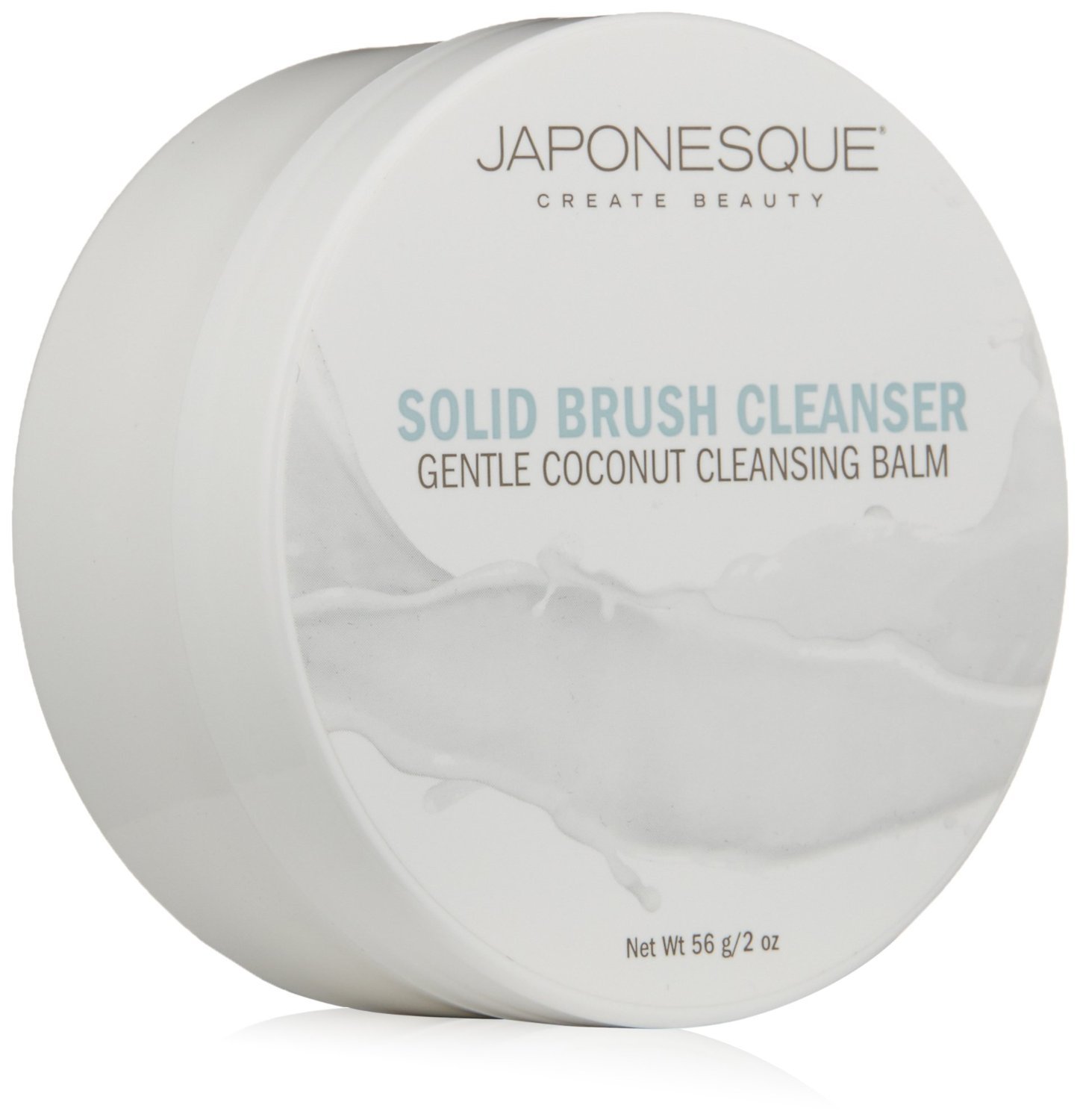 JAPONESQUE Solid Brush Cleanser, Gentle Coconut Cleansing Balm Amazon.in Beauty