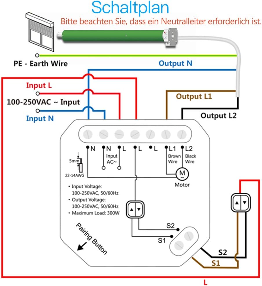 Smart Life app interface showing timer function for roller shutters