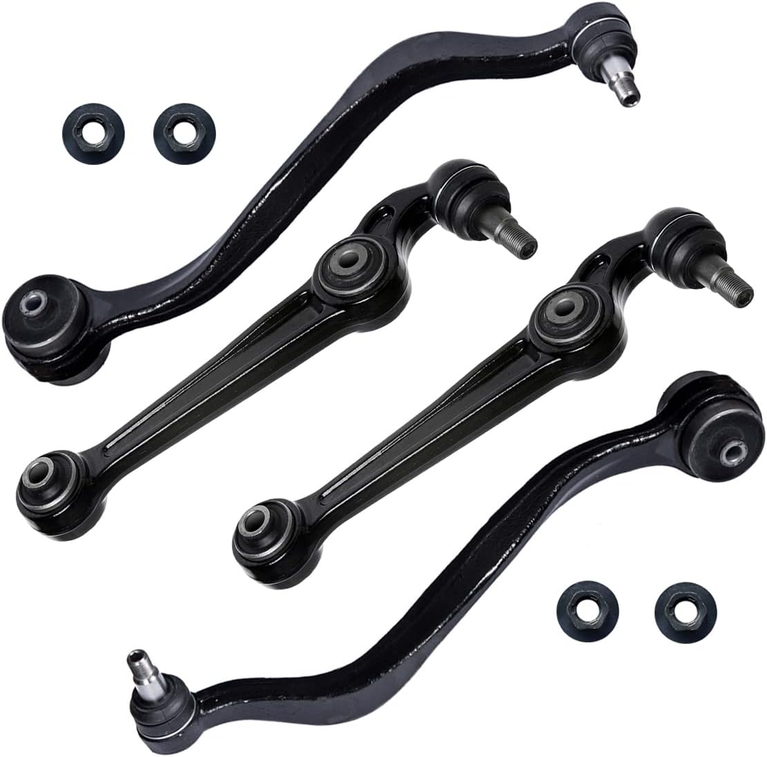 KEYOOG 4Pc Set K620149 x2 K620492 K620493 (From 9/4/2006) Front Lower Control Arm and Ball Joint Assembly Fit For 2007-2012 Fo-rd Fusion, Li-ncoln MKZ, Me-rcury Milan Passenger Driver Side Suspension