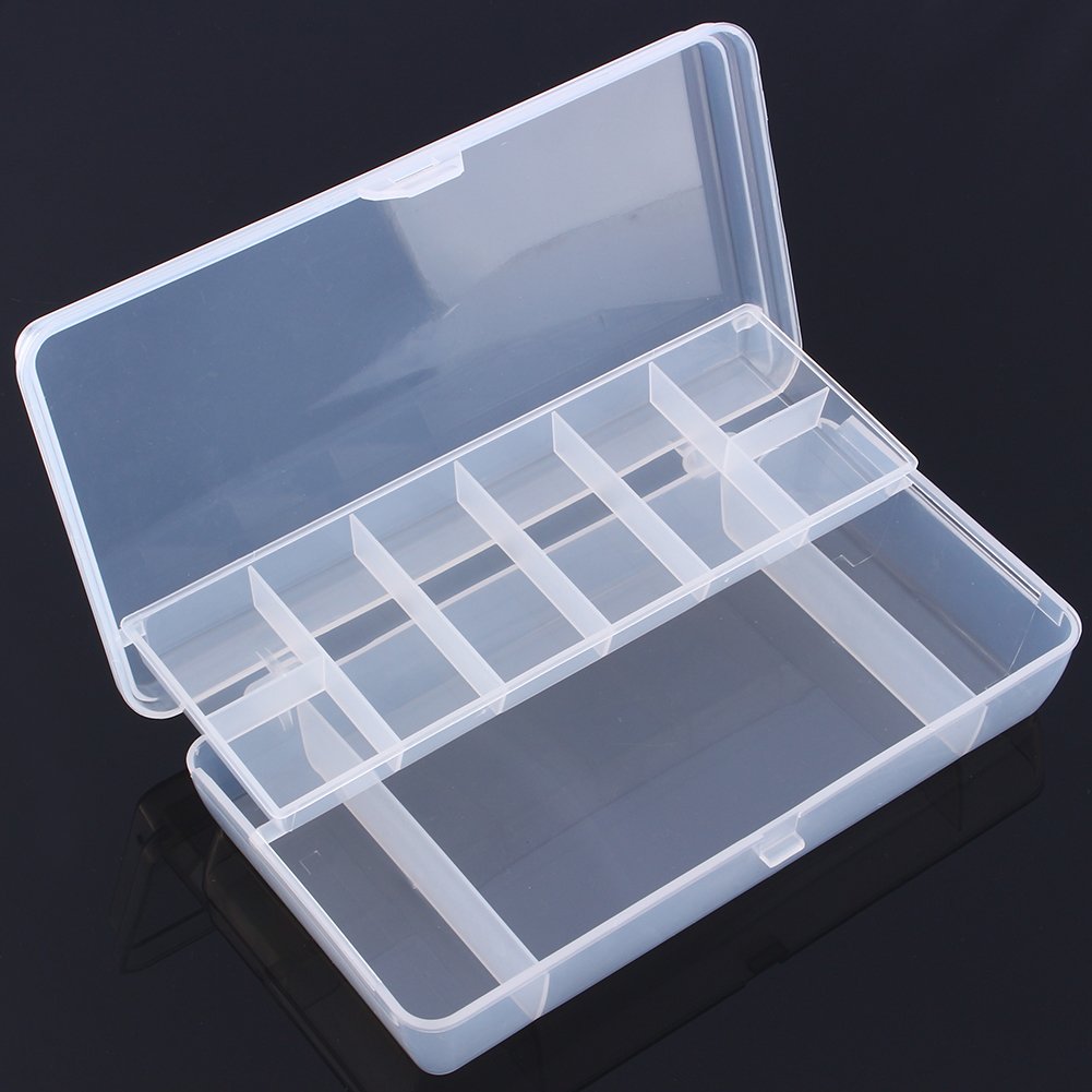 Fishing Tackle Box Plastic Lure Case Outdoor Waterproof Two-layer Bait Spoon Hook Bait Storage Box For Fishing